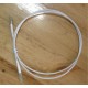 1m  LC -LC  MM 50125um simplex Fiber Armor patch cord- white lszh