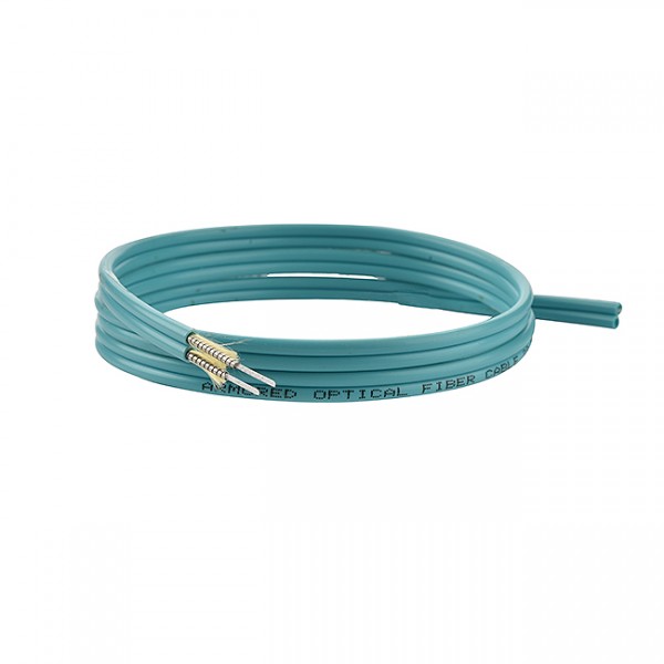 OM3 indoor armored fiber optic cable